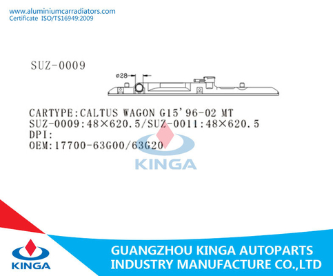 OEM 11700-63G11/63G12 Suzuki CaltusワゴンG15'96-02のための取り替えのラジエーターの上タンクの サプライヤー